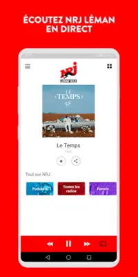 NRJ Léman  Radio, Podcasts, M android App screenshot 13